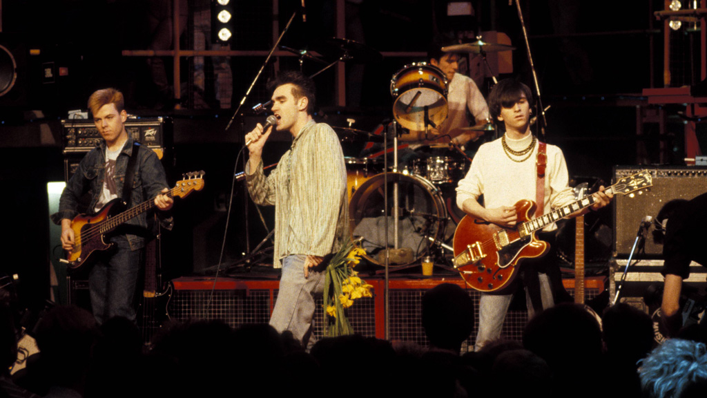 The Smiths performing in 1984. (Getty)