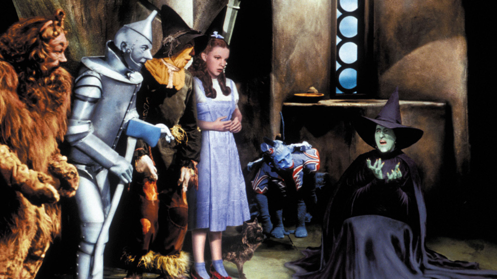 An image from 1939 film The Wizard of Oz.