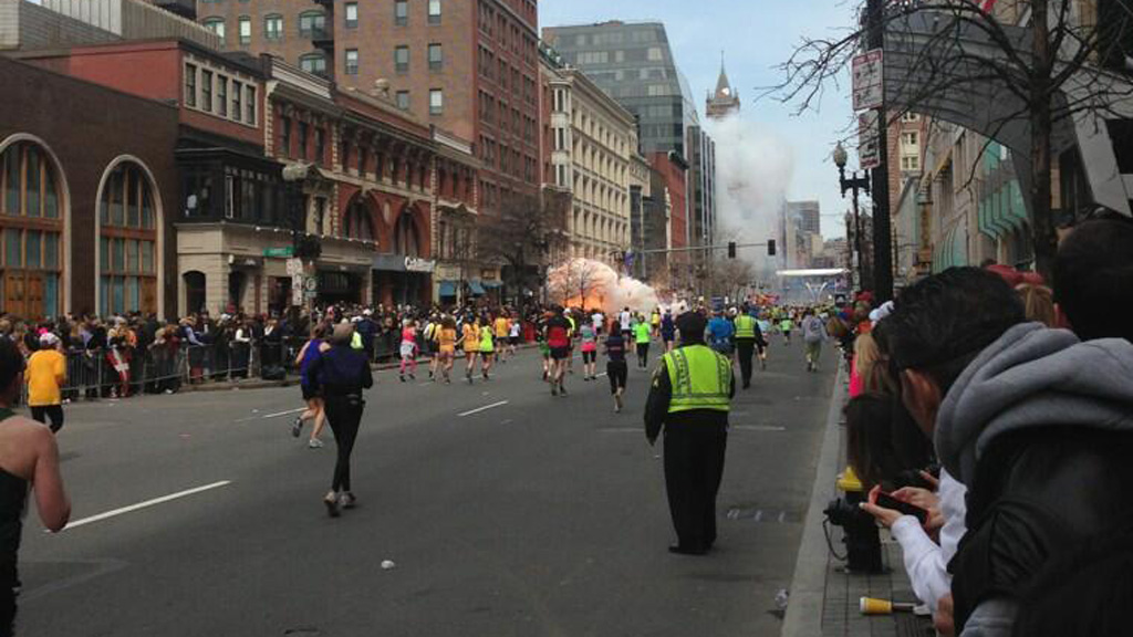Boston marathon explosion - via Boston_to_a_T on Twitter.