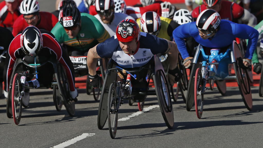 Paralympic gold medallist David Weir is hoping to win a record seventh London marathon (picture: Reuters)