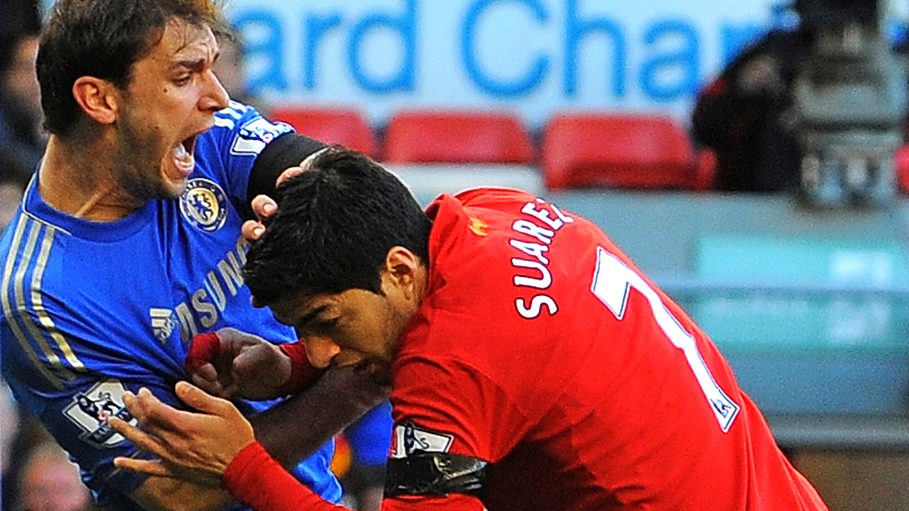 With Liverpool striker Luis Suarez accepting his 10-match ban for biting another player, Sports Reporter Jordan Jarrett-Bryan looks at the reaction to the controversy (Getty)