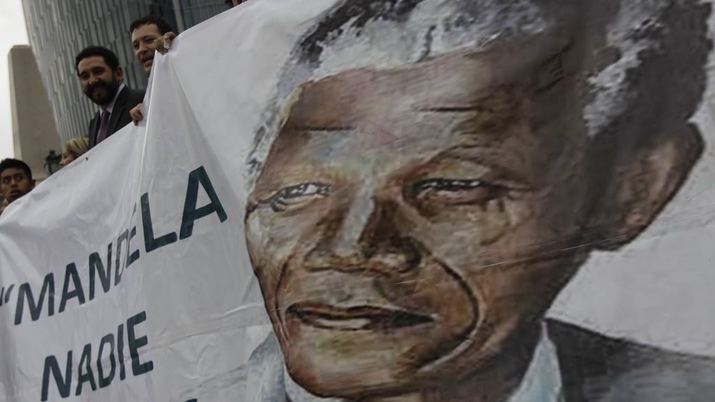Nelson Mandela's condition is improving, South African president Jacob Zuma says (picture: Reuters)