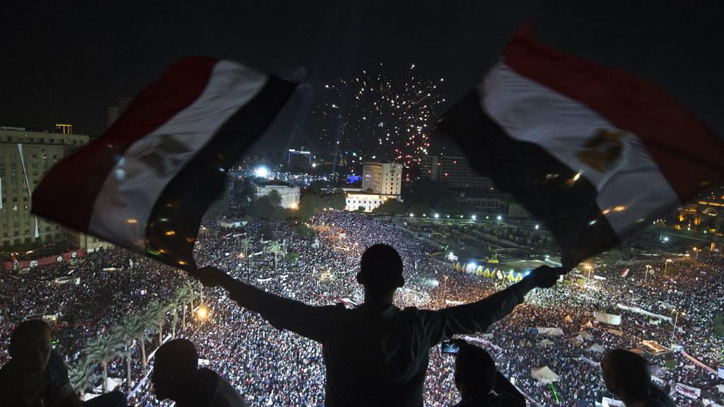 Protesters at Tahrir Square in July 2013 (G)