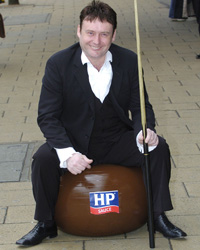 Jimmy White changed his name to Jimmy Brown as a part of a sponsorship deal with HP sauce (picture: Getty)