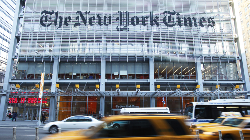 New York Times office (Reuters)