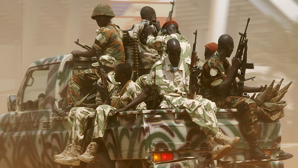 Seleka fighters patrol the Central African Republic's capital Bangui on December 3 2013. (picture: Reuters)