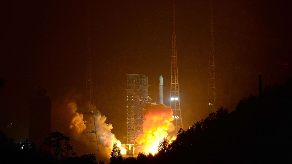 Chang'e leaving earth, Getty Images