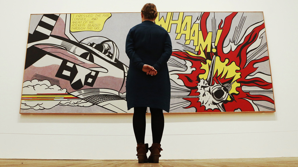 Roy Lichtenstein's Whaam! is one of the many works featured in the Tate Modern's retrospective (picture: Reuters)