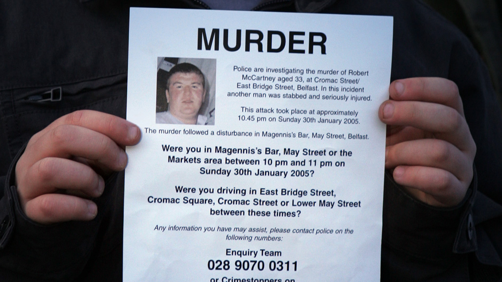 Robert McCartney murder: man arrested (Reuters)