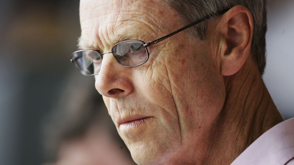 Christopher Martin-Jenkins of The Times newspaper watches proceedings during the third day of the fifth test match between South Africa and England (Getty)