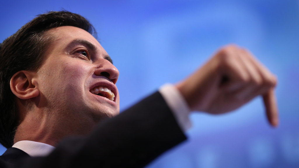 Ed Miliband, after Labour's jobs pledge for unemployed (Getty)