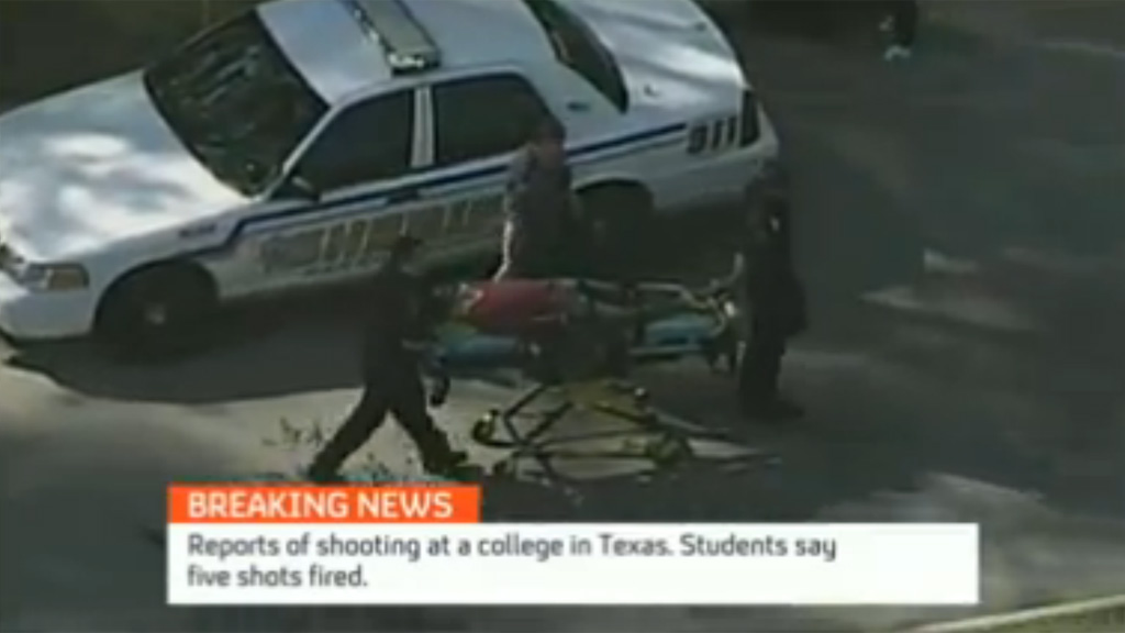 Shootings reported at college in Texas