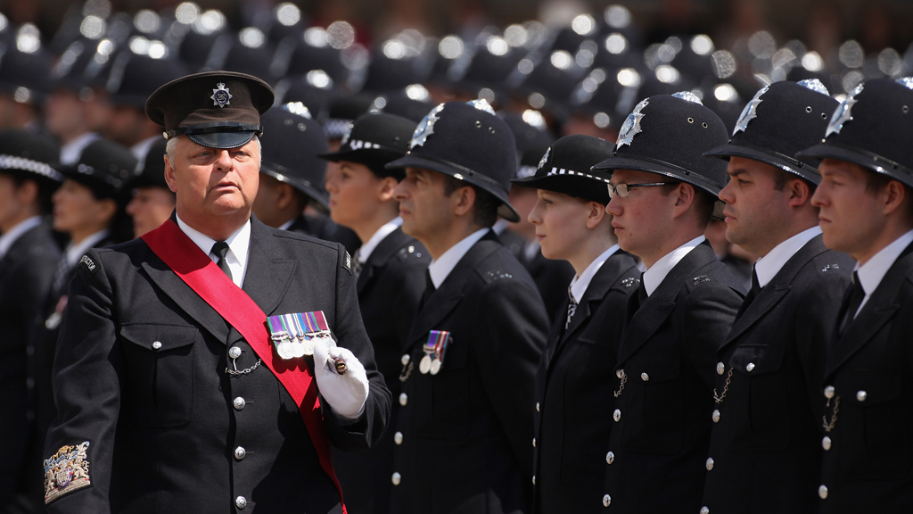 Police constables passing out at Hendon (Getty)