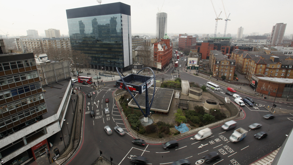 'Silicon Roundabout' at Old Street, east London
