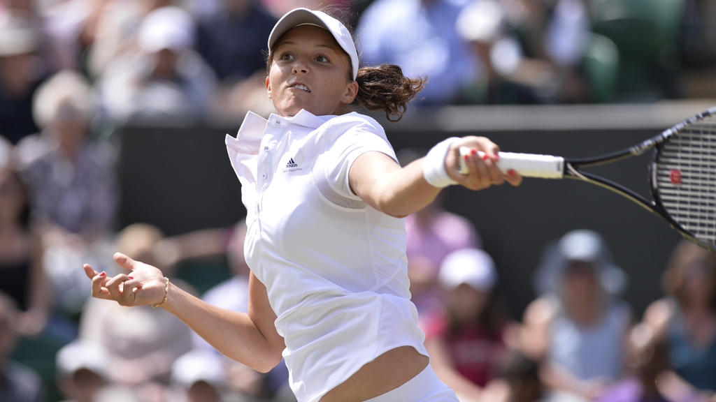 Laura Robson in action at Wimbledon (picture: Getty)
