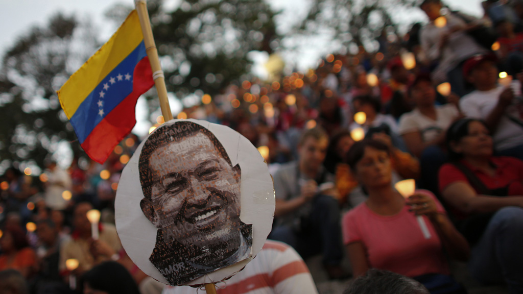 Venezuelan president Hugop Chavez is 'fighting for his life', the government says (picture: Reuters)