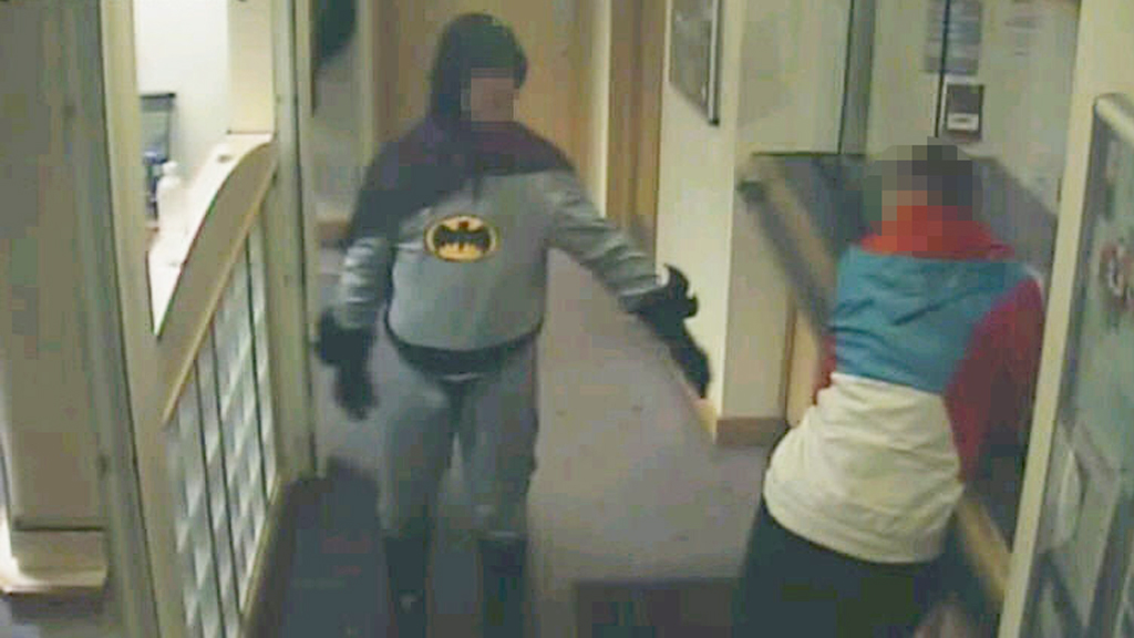 Bradford Batman (police CCTV images)