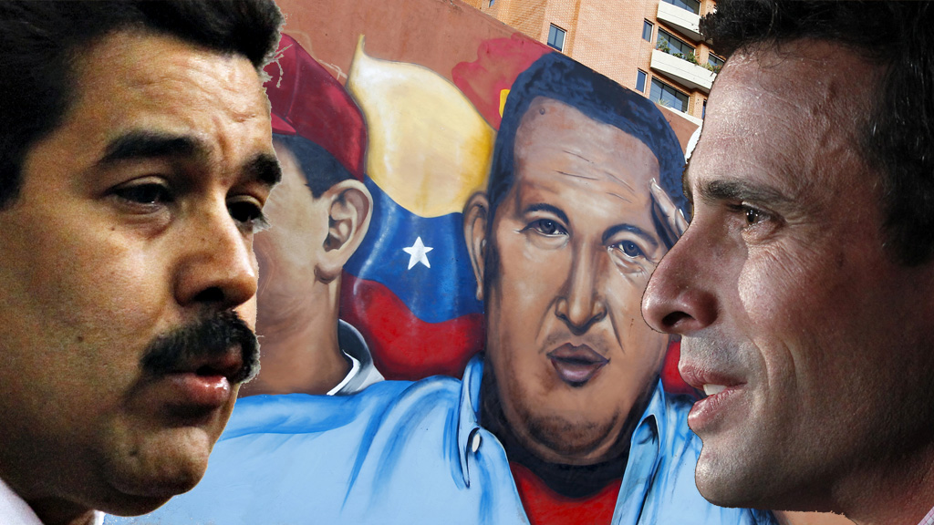 Nicolas Maduro and Henrique Capriles are the likely opponents in Venezuela's election (pictures: Retuers)