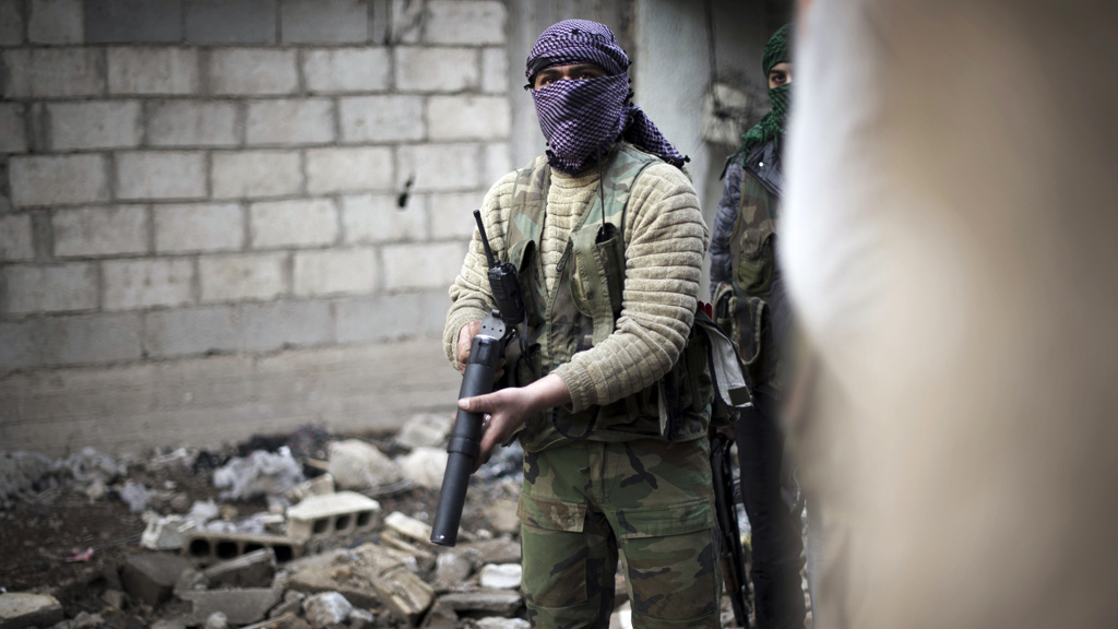 A rebel fighter in Syria. (Getty)