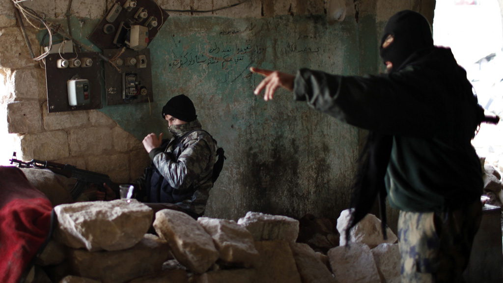 Syria civil war - mapping the Jihadist groups.