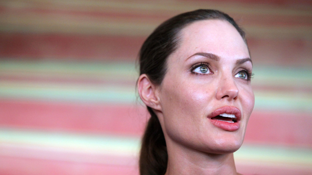 Angelina Jolie, who revealed to the world she had undergone a double mastectomy. (Getty) 