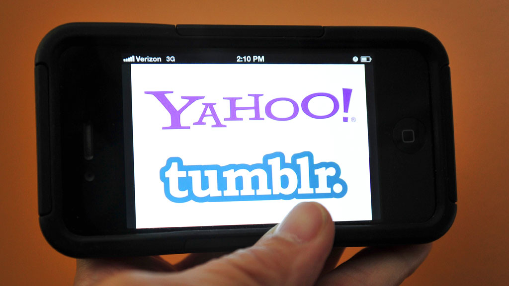 Yahoo and Tumblr logos (getty)