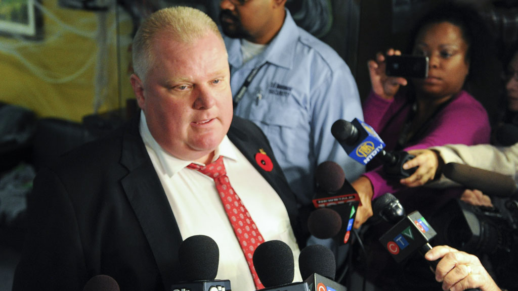 'Crack pipe' mayor of Toronto Rob Ford 'no reason to quit' (Getty)
