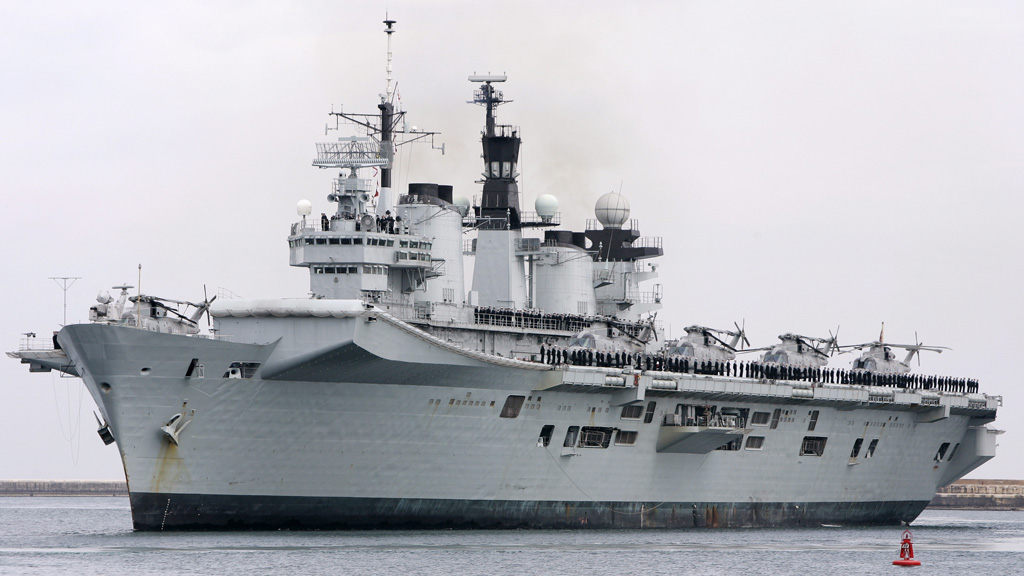 HMS Illustrious is heading to the typhoon-stricken Philippines with aid (Reuters)