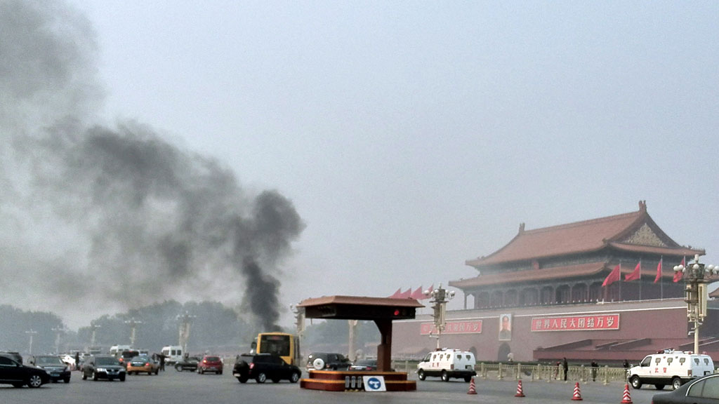 Beijing's Tiananmen Square attack in October (R)