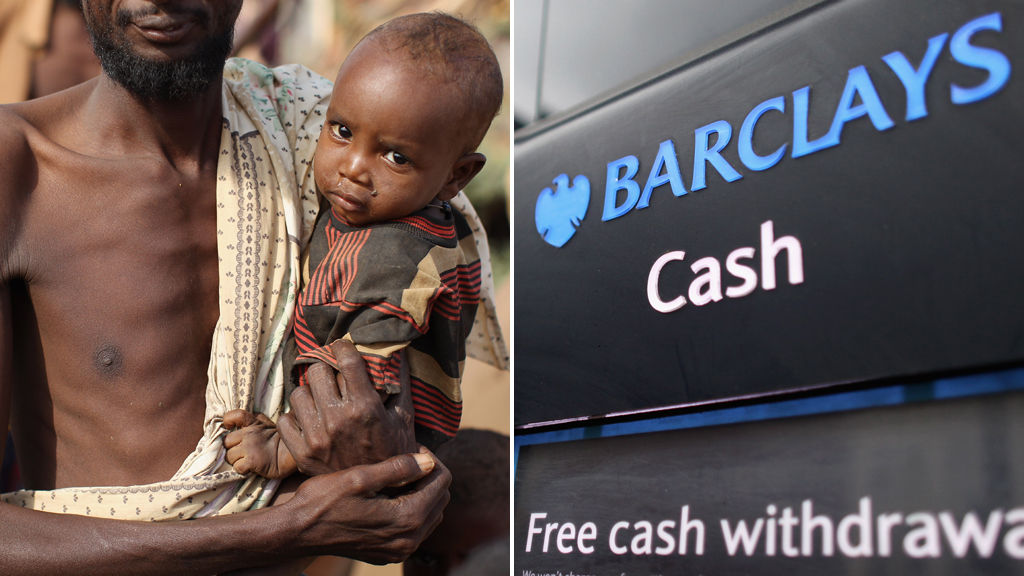 Charities tell Barclays Bank not to close Somali cash lifeline (pictures: Getty)