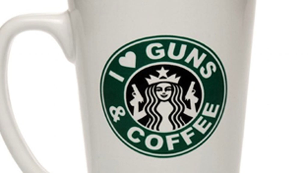 pro gun group logo on mug