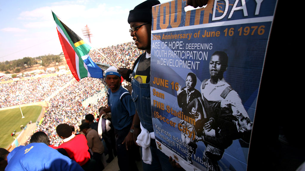 16 June 2006: Crowds gather to celebrate the anniverary of the Soweto uprising, now known as Youth Day