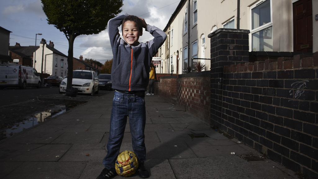 Gerrard, one of the young residents of James Turner Street (Channel 4)