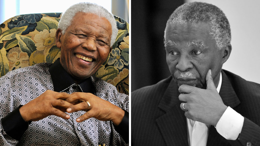 Nelson Mandela and Thabo Mbeki (pictures: Getty)
