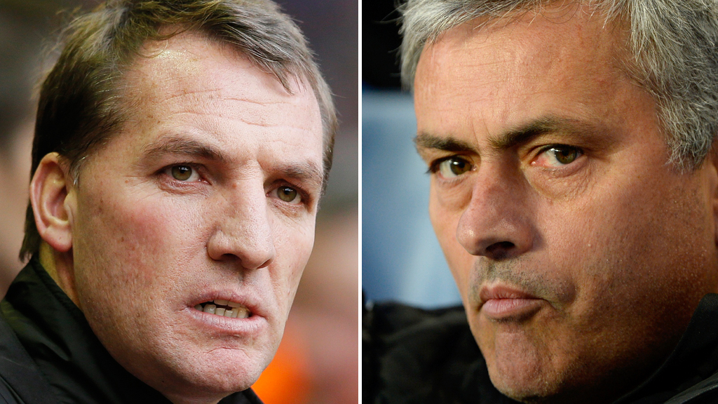 Brendan Rodgers and Jose Mourinho (Reuters)
