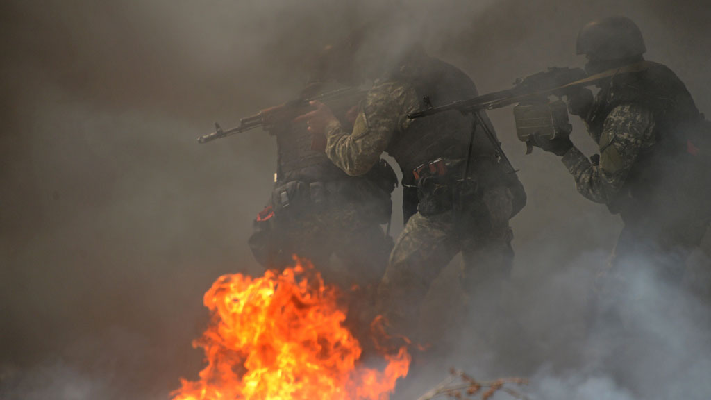 Ukraine crisis: pro-Russian militants 'killed' in Slaviansk (Getty)