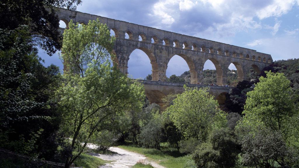 Aqueduct in Languedoc, southern France (Getty)