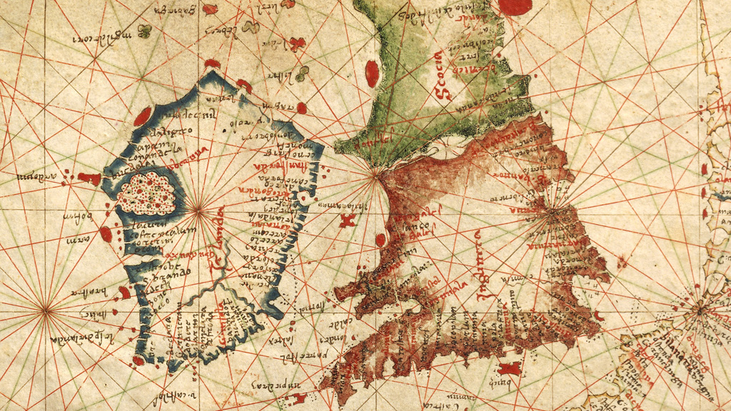 16th-century map of the British Isles (Getty)