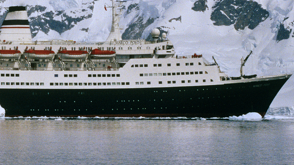 Marco Polo cruise ship in the Antarctic (Getty)