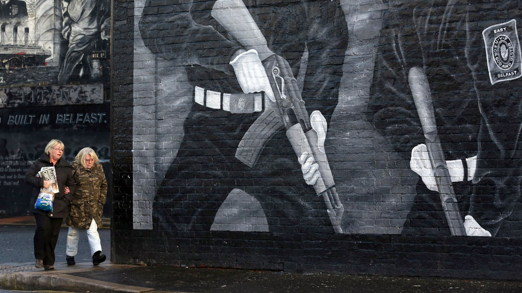 Belfast loyalist mural (Reuters)