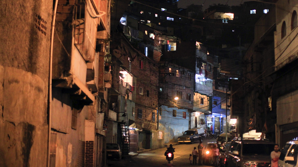 Slum of Petare in Caracas (R)