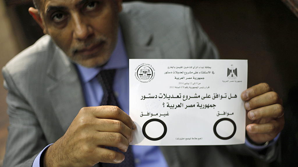 Egypt referendum constitution Sisi Morsi Muslim Brotherhood