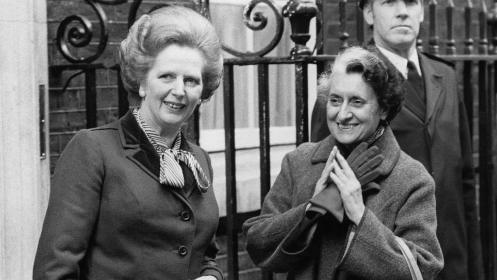 Margaret Thatcher and Indira Gandhi (Getty)