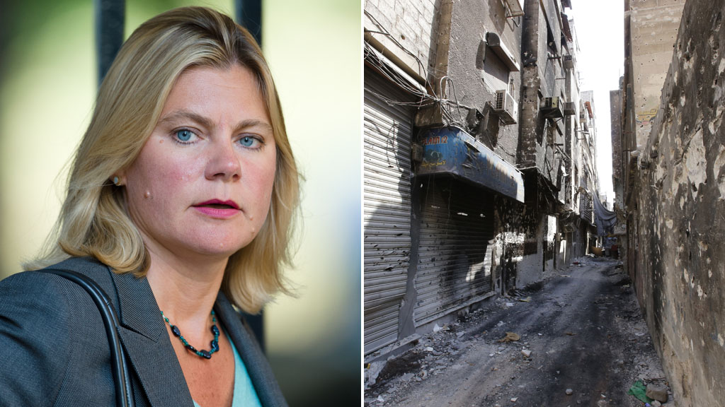 Justine Greening announces humanitarian donation boost for Syria, but in Yarmouk, aid cannot get through (picture: Reuters)