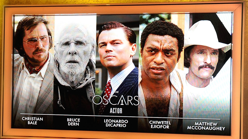 Oscars 2014: nominations announced (picture: Getty)