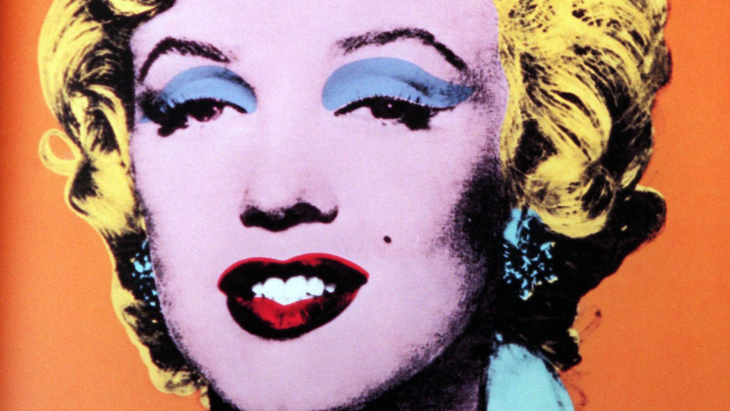 Andy Warhol's classic depiction of Marilyn Monroe.