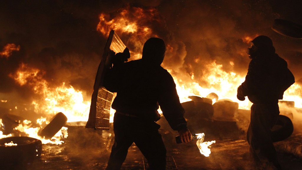 Clashes in Ukraine (picture: Reuters)