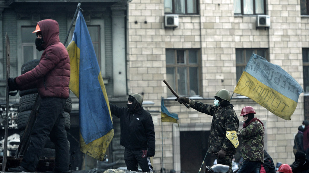 Kiev protesters (Getty)
