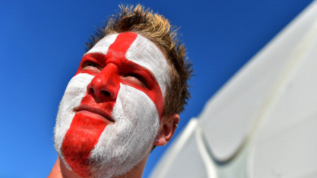 England fan at the World Cup in Brazil. (Reuters)