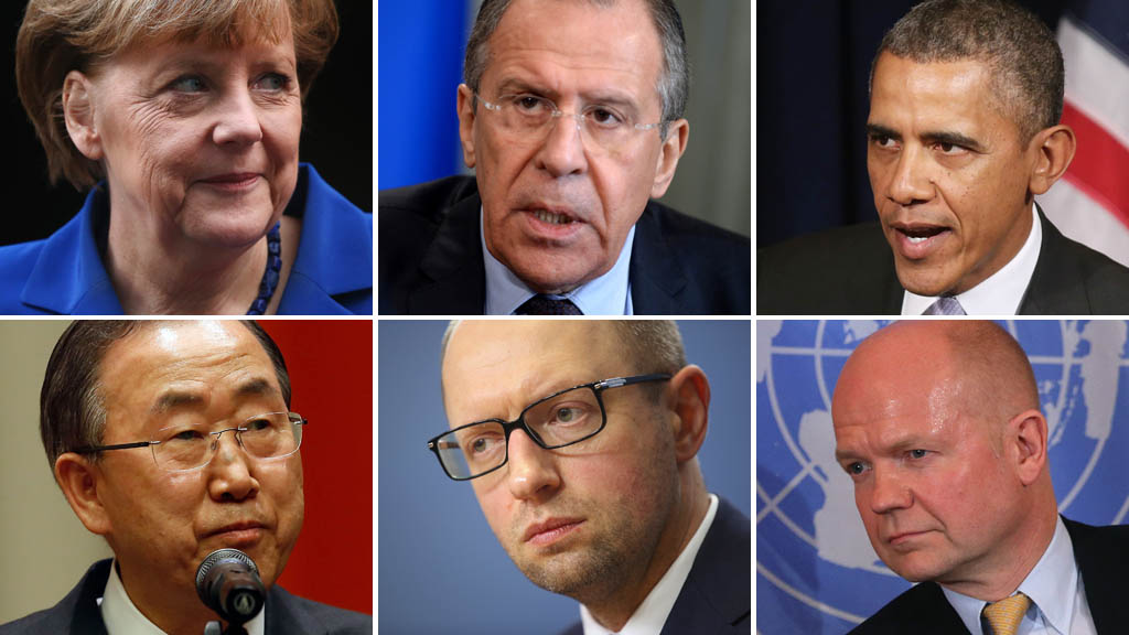 Ukraine crisis: political leaders (picture: Getty)